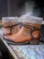 Modetalente Stiefel Geschlossen Lässig Flach Schwarz Stiefel