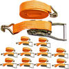10 x 5000kg 6m 5t Profi Spanngurte 2 teilig Zurrgurte Ratschengurte Gurt de