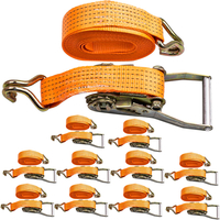 10 x 5000kg 6m 5t Profi Spanngurte 2 teilig Zurrgurte Ratschengurte Gurt de