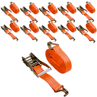 10 x Spanngurt 5t 10m 2500 daN 5000 daNkg Zurrgurte LKW Anhänger 5 to 10 Meter