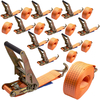 10x Profi Ratschen Spanngurt Spanngurte Zurrgurt Zurrband 2tlg 5t 5to 5000kg 8m