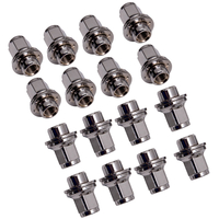 16X Alloy Wheel Nuts for Jaguar F-Type QQ6 Convertible 400 2995ccm 400HP 294KW