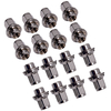 16X Alloy Wheel Nuts kompatibel für Jaguar F-Type QQ6 Convertible 400 2995ccm 400HP 294KW
