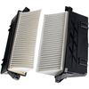 2 Satz Luftfilter Filter 300 350cdi v6 c e m s Klasse w204 w s 212 w164 w221