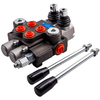 2 Spulen Hydraulik Wegeventil 11 g / min doppeltwirkender Zylinder 40 l / min