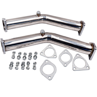 2× Test Pipe Decat Straight Exhaust kompatibel für Nissan 350Z kompatibel für Infiniti G35 FX35