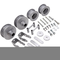 2 Vorne + 1, 5 Hinten Höherlegungssatz Level Lift Kit kompatibel für Jeep Wrangler JK