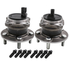 2 x Radlagersatz Satz Radnabe Hinten Hinterachse kompatibel für Ford Focus 2 Ii + c-Max