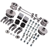 2, 5 Vorne Hinten Höherlegungskit Level Lift Kit kompatibel für Jeep Wrangler 4WD 2018-2019