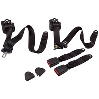 2x 3 - Punkt Sicherheitsgurt kompatibel für Jeep Wrangler CJ YJ 1982 - 1995 kompatibel für Seat Belts