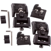 2x Schwarz Haubenschloß Hood Lock Latch Catch kompatibel für Jeep Wrangler JK Bj 2007-2017