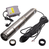 370W Tiefbrunnenpumpe 6000L/h Wasserpumpe Edelstahl Tauchpumpe Rohrpumpe