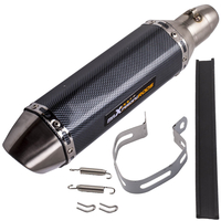 38-51mm Universal Motorrad Dirt Bike ATV 370mm Schalldämpfer Rohrschalldämpfer