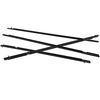 4x Fensterdichtung Sweep-Gürtel außen vorgeformtFür kompatibel für Honda Civic 2006-2011