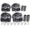 4x Kolben Standard Ø21mm kompatibel für Audi Skoda VW 1.8 TFSI TSI CDA CDAA BZB 06H107099AE