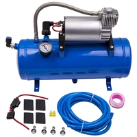 Air Horn Kit 6L mit 150 PSI 12v Luft Kompressor AIR trumpethorn compressor
