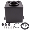 Aluminium Kraftstofftank Fuel Tank 2 Liter für Motorsport Rennwagen schwarz