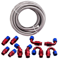 AN10 AN-10 Braided PTFE E85 Ethanol Oil Gas Line Fuel Hose10 Pieces End Fitting