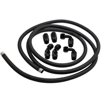 AN10 Nylon Stahl geflochtene Ölkraftstoff Linie Adapter KRAFTSTOFFLEITUNG