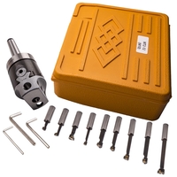 Bohrkopf Ausdrehkopf Kit 50 mm MT2-M10 Bohrstangen Satz Fräsmaschine Zubehör