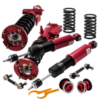Coilovers Gewindefahrwerk härteverstellbar kompatibel für Ford Mustang S197 2005-2014 rot