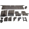 DIY Komplettes Heckstoßstange Kit Blankes Metall kompatibel für Jeep Cherokee XJ 1984-2001