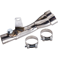 Downpipe Mid Y Pipe Eliminator kompatibel für Yamaha YZF-R6 2006-2019