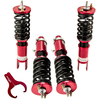 Gewindefahrwerk kompatibel für Honda Civic Hatchback EG Bj. 91-95 Dämpfung einstellbar rot