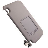 Grau linke Fahrer-Sonnenblende kompatibel für Toyota Rav4 2006-2009 74320-42501-A1