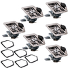 Handle Lock Tool Box für Truck Trailer Camp Edelstahl Folding T Shape 6 PCS