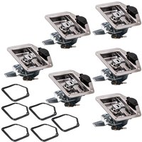 Handle Lock Tool Box für Truck Trailer Camp Edelstahl Folding T Shape 6 PCS