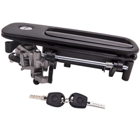 Heckklappe Griff Schloss + 2x Schlüssel kompatibel für VW Golf 3 4 Polo Lupo Caddy Sharan