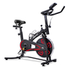 Heimtrainer Hallenrad mit LCD-Konsole Bequemes Sitzkissen für Cardio-Training Verstellbarer Sitz und Lenker