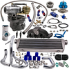 K04 015 Turbolader Kit+Oil Line Kits 98-05 kompatibel für VW Golf Jetta GTI kompatibel für Audi A4 A6 1.8T