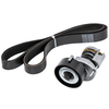 Keilrippenriemen Riemenspanner Satz kompatibel für VW Golf VI Passat 3C Caddy 1.6 2.0 TDI