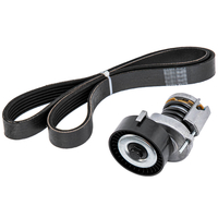 Keilrippenriemen Riemenspanner Satz kompatibel für VW Golf VI Passat 3C Caddy 1.6 2.0 TDI