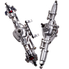 Kompatibel Für Jeep Vorder- und Hinterachse CNC Aluminium AXIAL Honcho SCX10 RC4WD D90 1:10