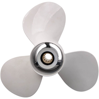 Kompatibel Für Yamaha 40-50 PS Außenborder 3-Blatt Aluminium Parts 11 5/8 x 11-G Propeller