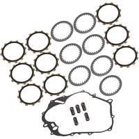 Kupplung Reparatursatz Inkl. Dichtung Feder Lamellen Scheiben kompatibel für Yamaha 660