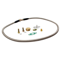 neu Universal Turbolader Ölleitungen Ölvorlaufleitung Kit T3 T4 T04 T61 T66 gut