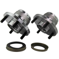 Paar Radlager-Satz Radnabe +ABS Ring kompatibel für Ford Focus I 1.6 1.8 Hinten Hinterachse