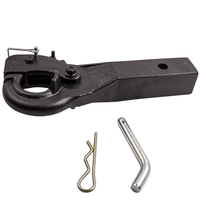 Pintle Hook 10, 000 5-Ton Hook Receiver for 2" Solid Shank Ball Mount