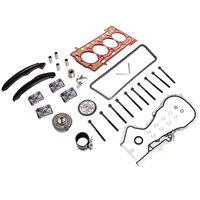 Reparatursatz Kolben + Dichtsatz + Steuerkettensatz kompatibel für Audi Skoda VW 1, 4 TSI