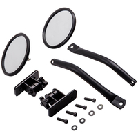 Seitenspiegel set Spiegel Schnellverschluss kompatibel für Jeep Wrangler TJ JK 1997-2018