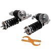 Sport Gewindefahrwerk kompatibel für Honda Civic EK1 EK2 EK3 EK4 EK9 EJ6 EJ7 EJ8 Grau