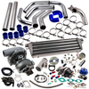 T3T4 T04E T3 T4 A/R. 63 Turbolader kit+Druckdose +Ladeluftkühler + Rohrleitungen
