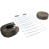 Turbo Hitzeschutz Decke Abdeckung + 250 FT Auspuffkrümmer Wrap Tape Upgrade