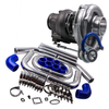 Turbolader T3 T4 4 Schrauben T04E für 1.8 VR6 A/R.5 A/R.63 V Band PIPING KIT