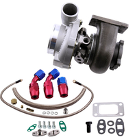 Universal Turbolader mit Ölleitungen für GT30 GT3076 T3 AR. 60 GT3037 500 PS NEU