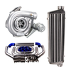 Universelles T3 / T4 T04E Turbolader-Kit + 27x7x2, 5 Ladeluftkühler + 2, 5 "Turbolader